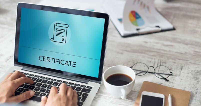 Certificate of completion for IT and computer networking training from MyComputerCareer for career advancement.